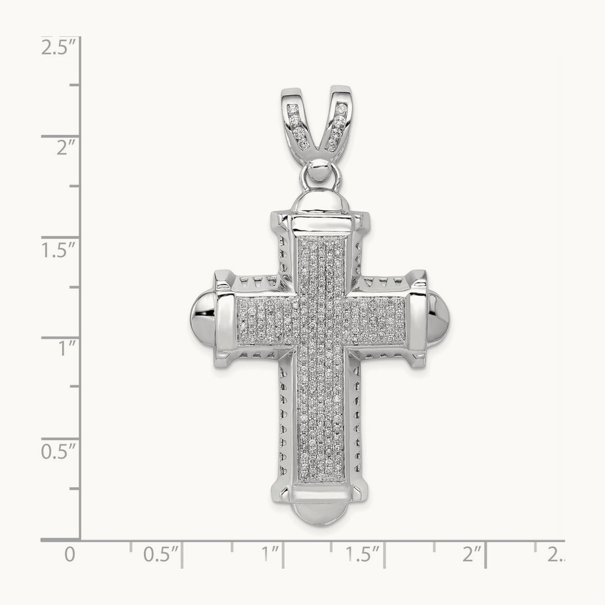 7/8ct. Diamond Cross Pendant — photo set