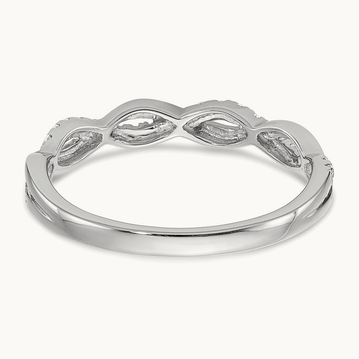 Twist Wedding Band, 0.10 ct tw Lab-Grown Diamond — photo set