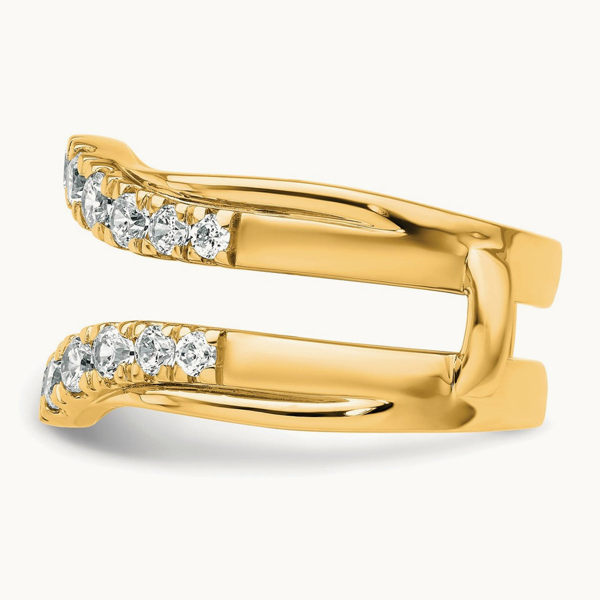 Ring Guard, 1.25 ct tw Lab-Grown Diamond — 14K Yellow Gold