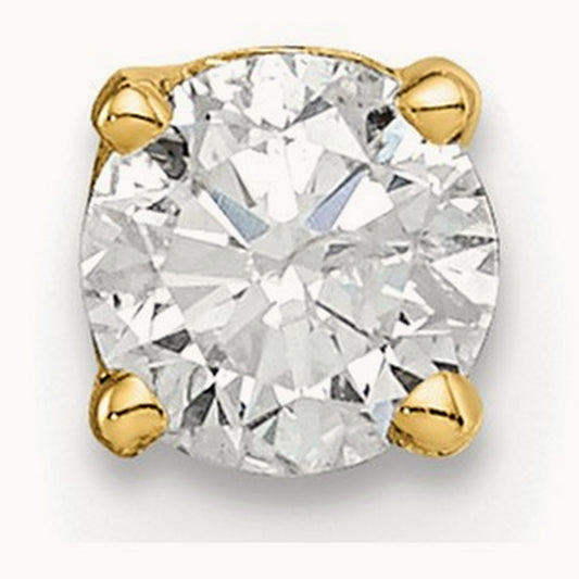 Single Stud Diamond Earring, 14K