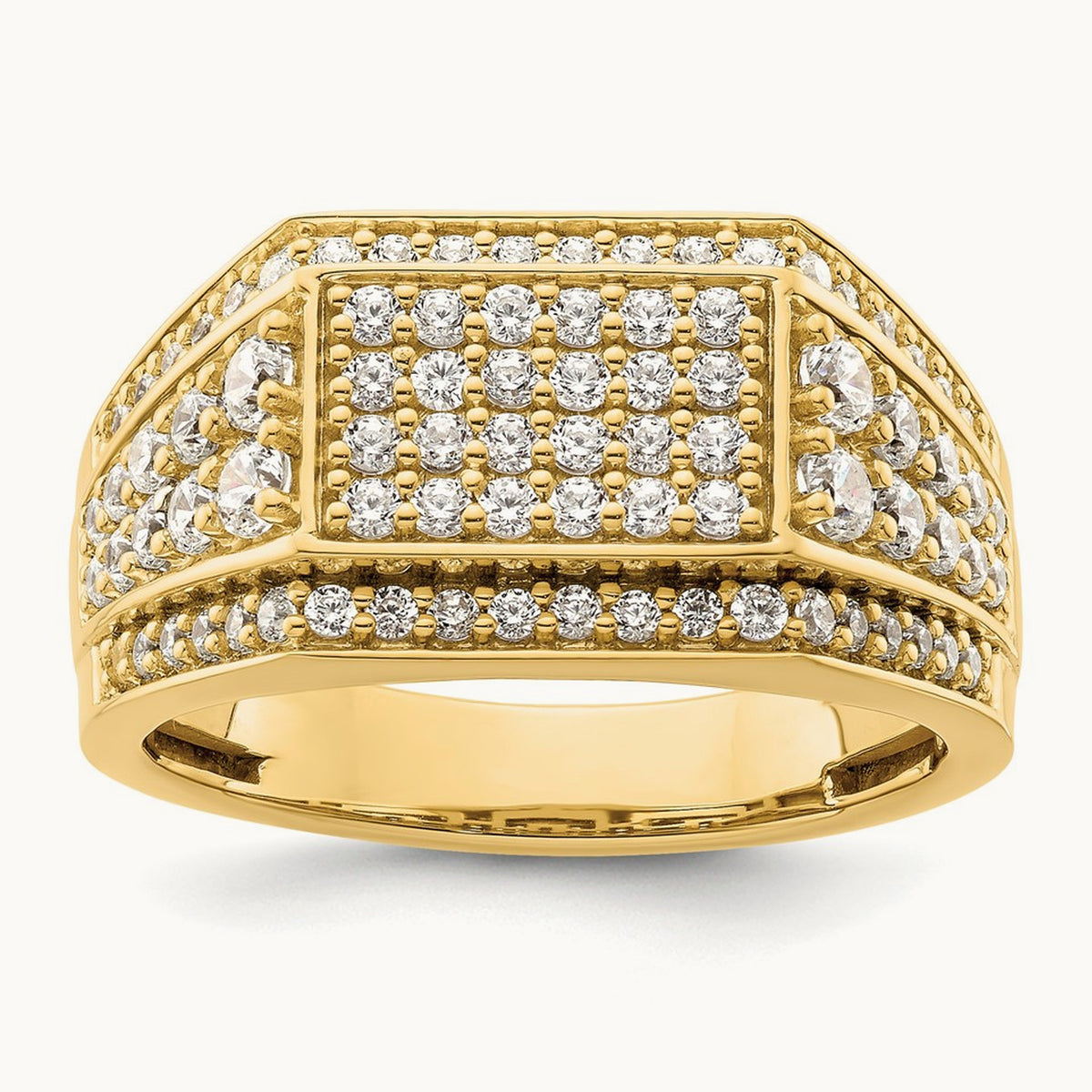Men's Ring, 1.50 ct tw Lab-Grown Diamond