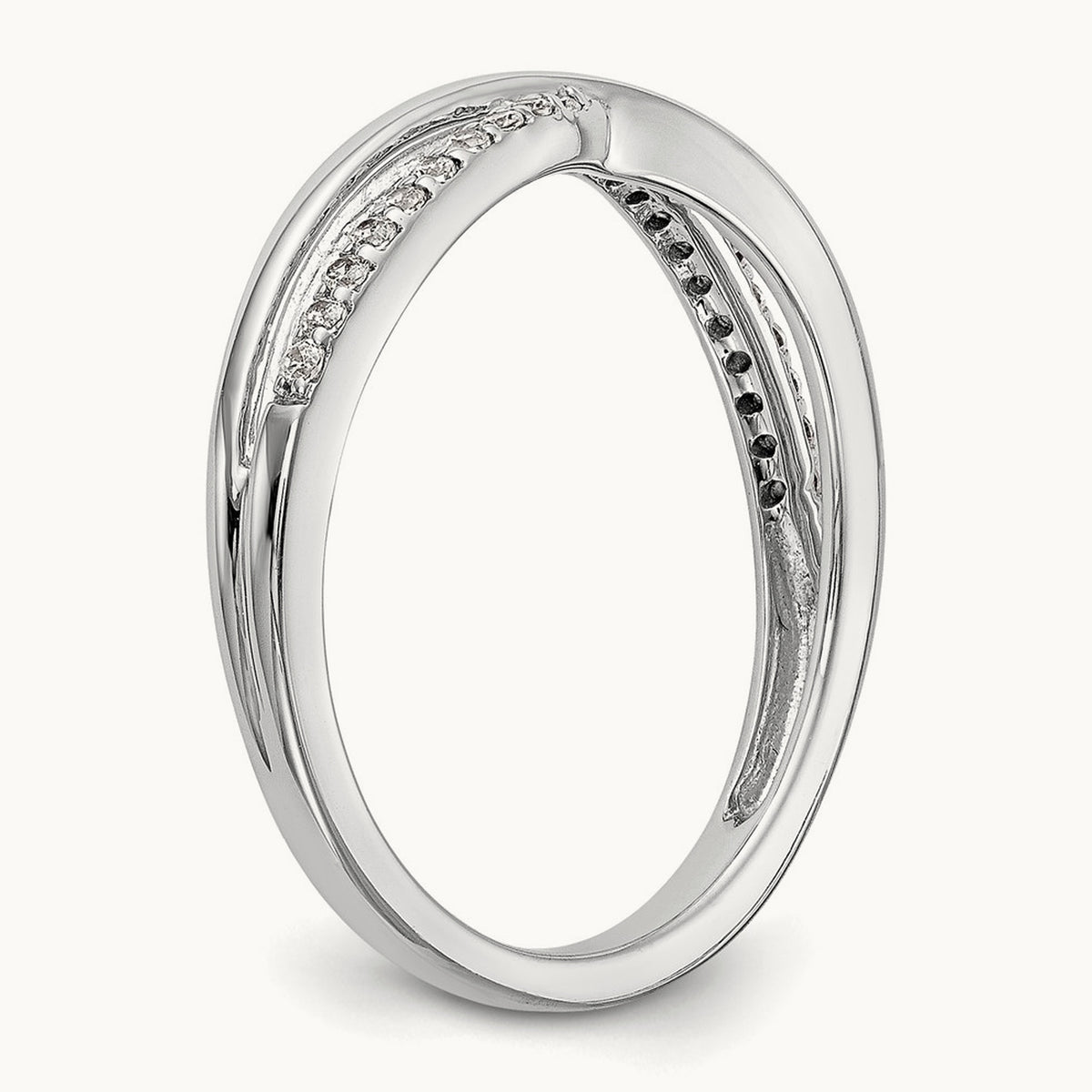 Diamond Band, 14K White Gold