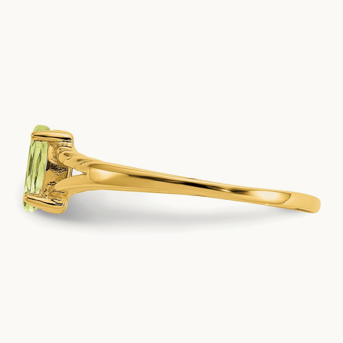 Peridot Birthstone Ring, 14K