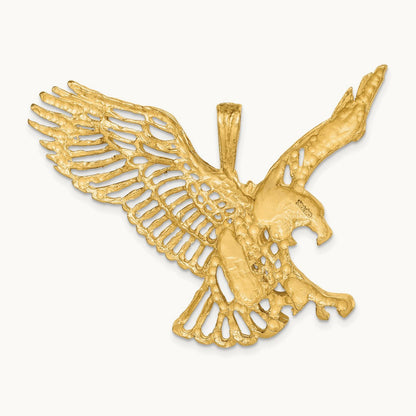 Large Eagle Charm, 14K