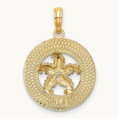 CAPE COD Starfish Charm, 14K