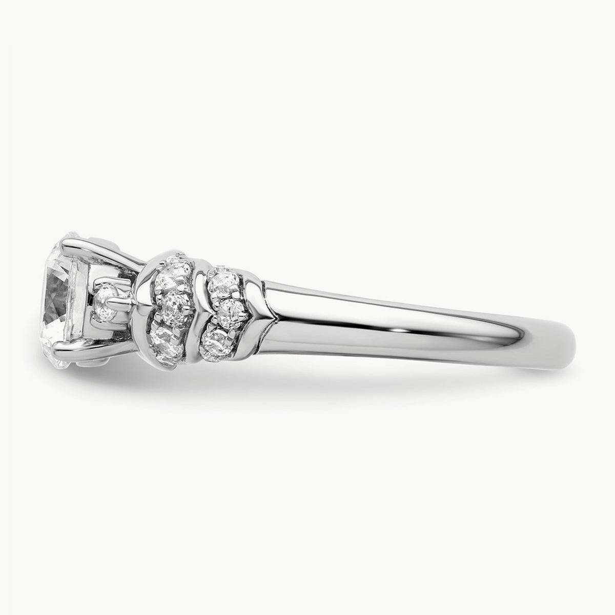 Semi-Mount Engagement Ring, 0.25 ct tw Lab-Grown Diamond