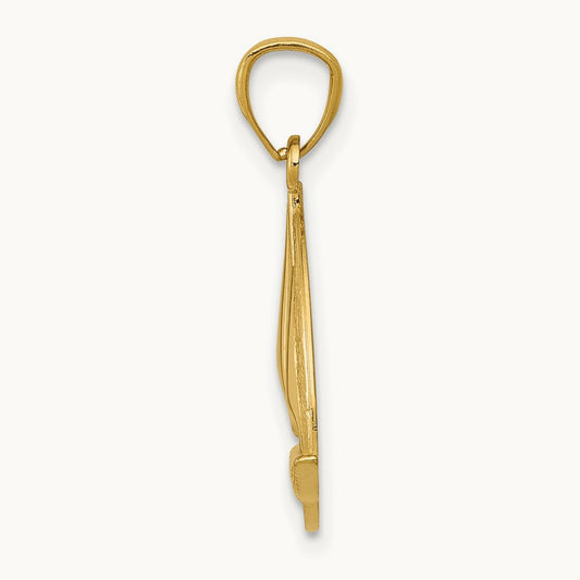 Sailboat Pendant, 14K