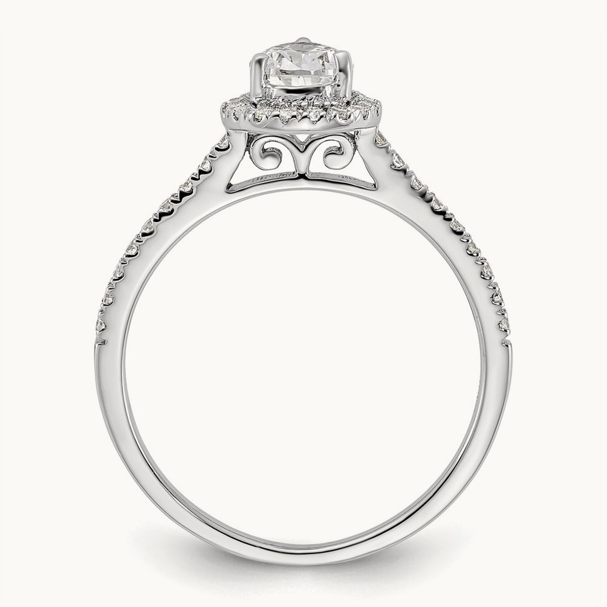 Semi-Mount Engagement Ring, 0.25 ct tw