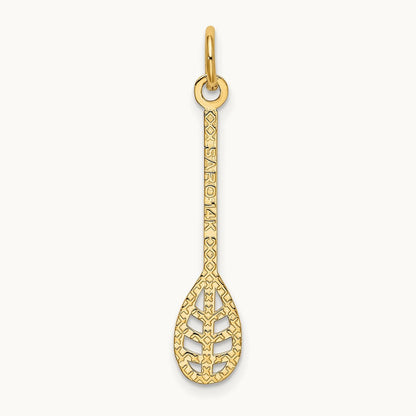 Lacrosse Charm, 14K
