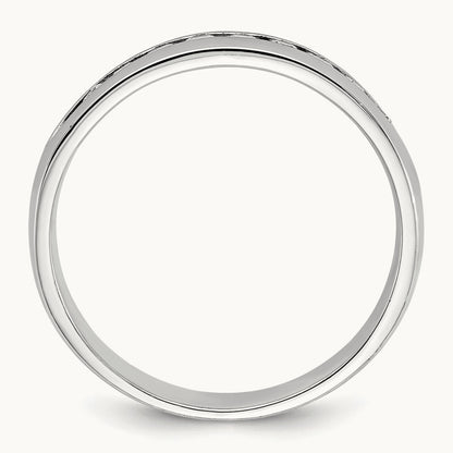 9 Stone Men's Ring, 0.25 ct tw Lab-Grown Diamond