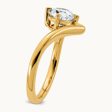 Round Ring, 1.00 ct tw Lab-Grown Diamond