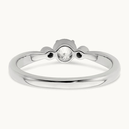 Petite Engagement Ring, 0.25 ct tw Lab-Grown Diamond — 14K White Gold