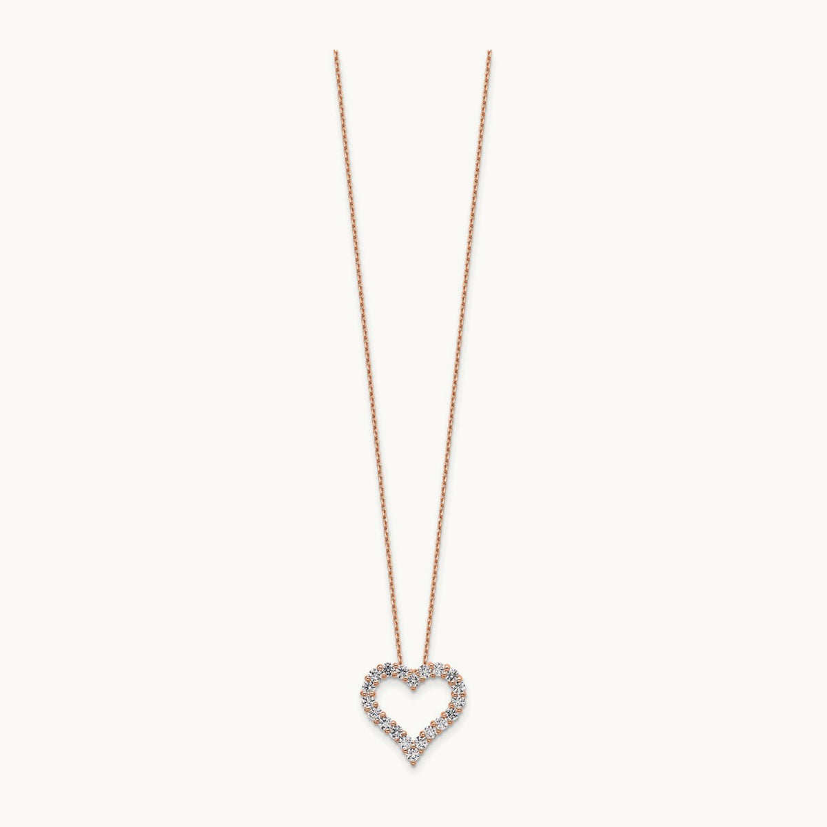 Heart Necklace, 1.00 ct tw Lab-Grown Diamond