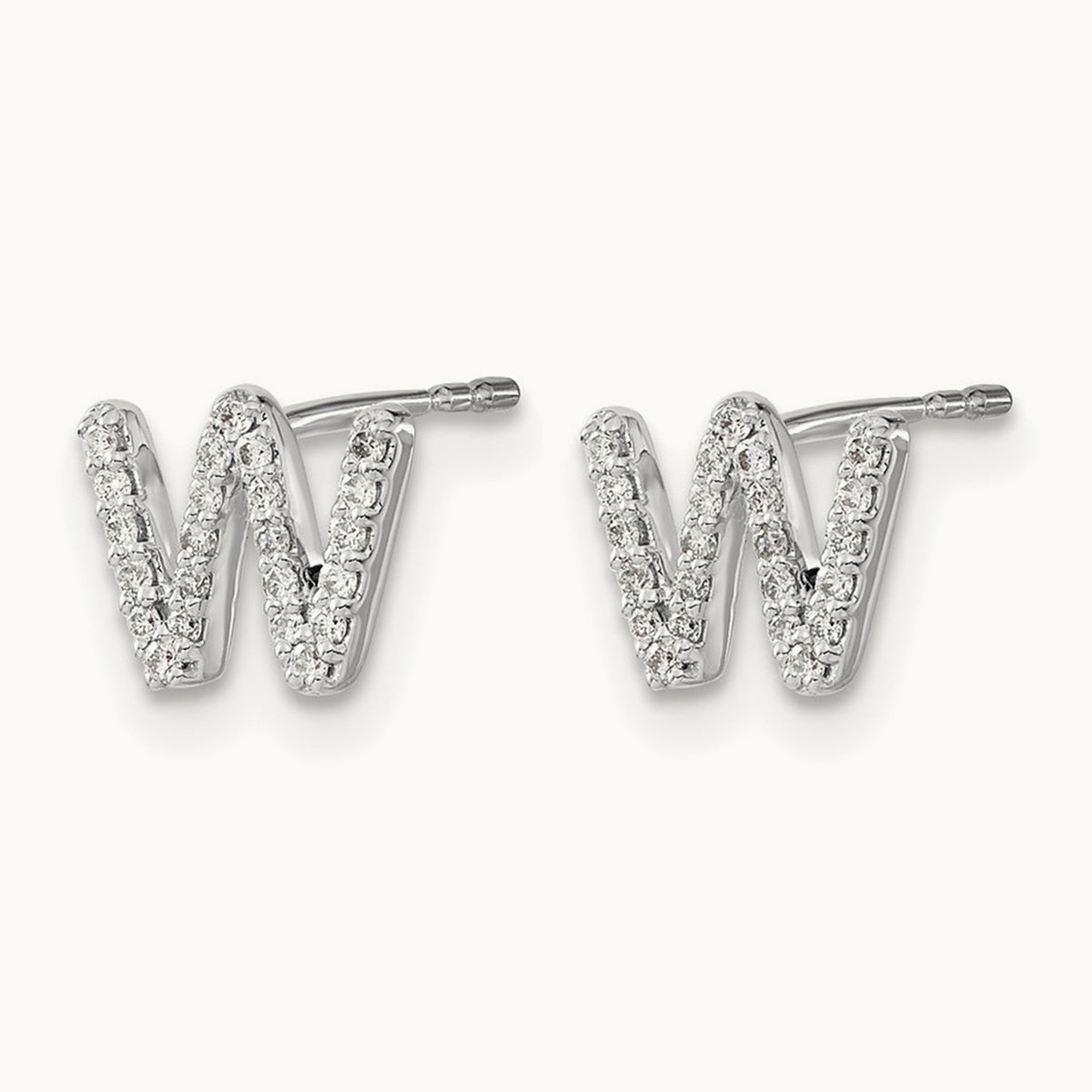 Diamond Earrings — 7mm, W