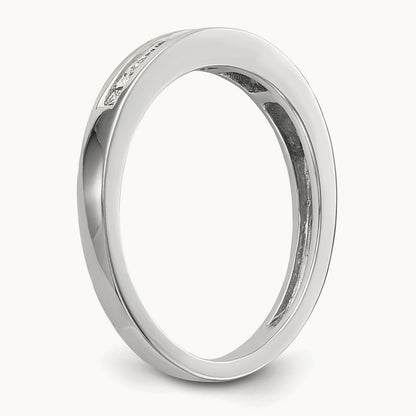 Diamond Wedding Band, 14K White Gold