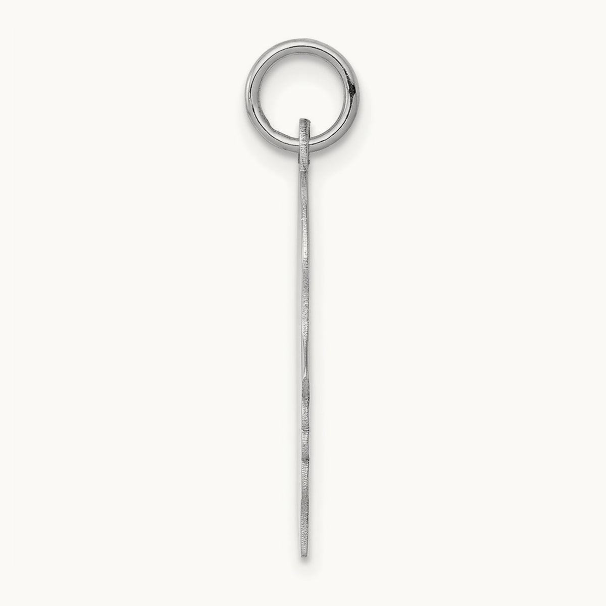 Plain Medium.035 Depth Facing Right Engravable Girl Charm — 27mm