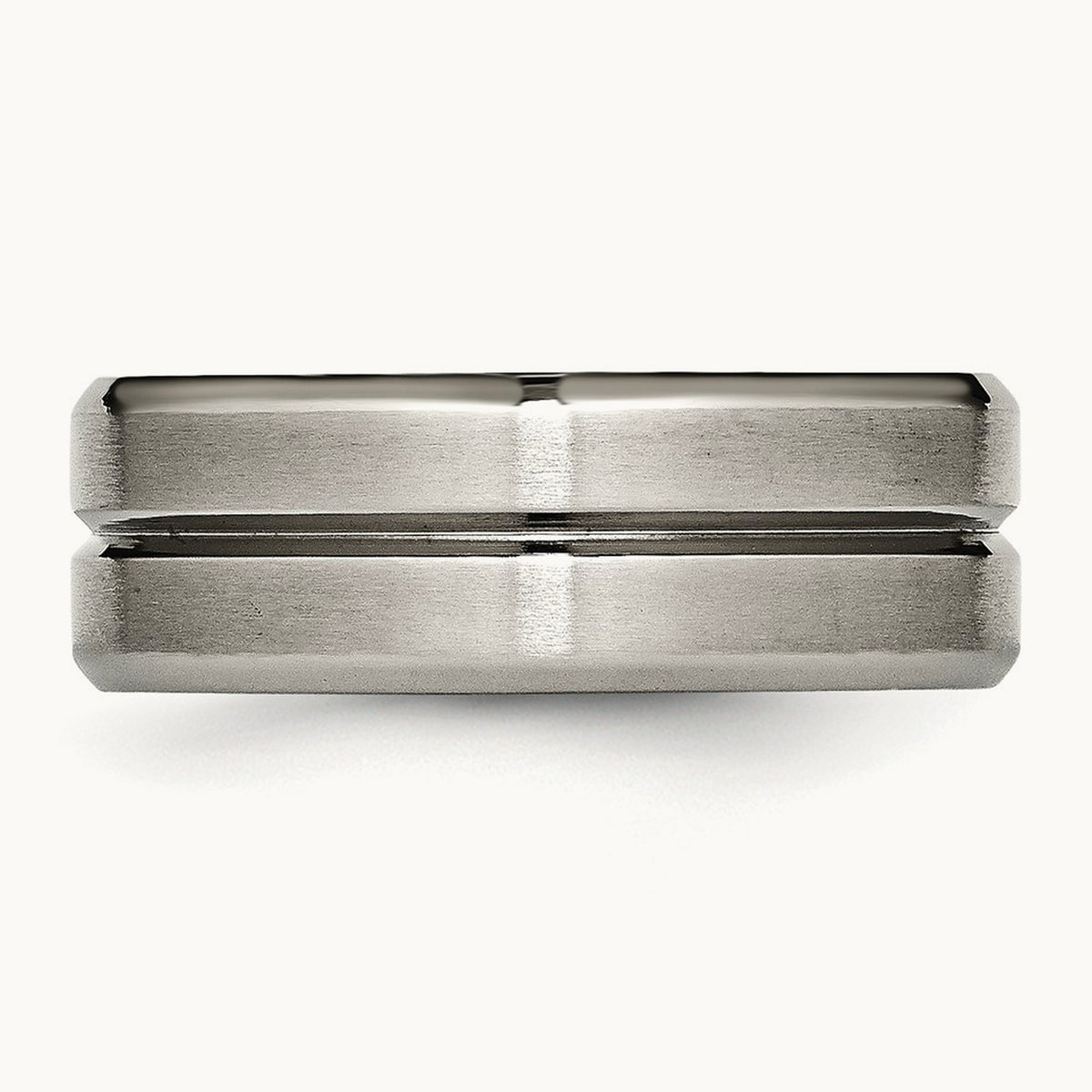 Brushed and Polished Grooved Beveled Edge Band — photo set (2)