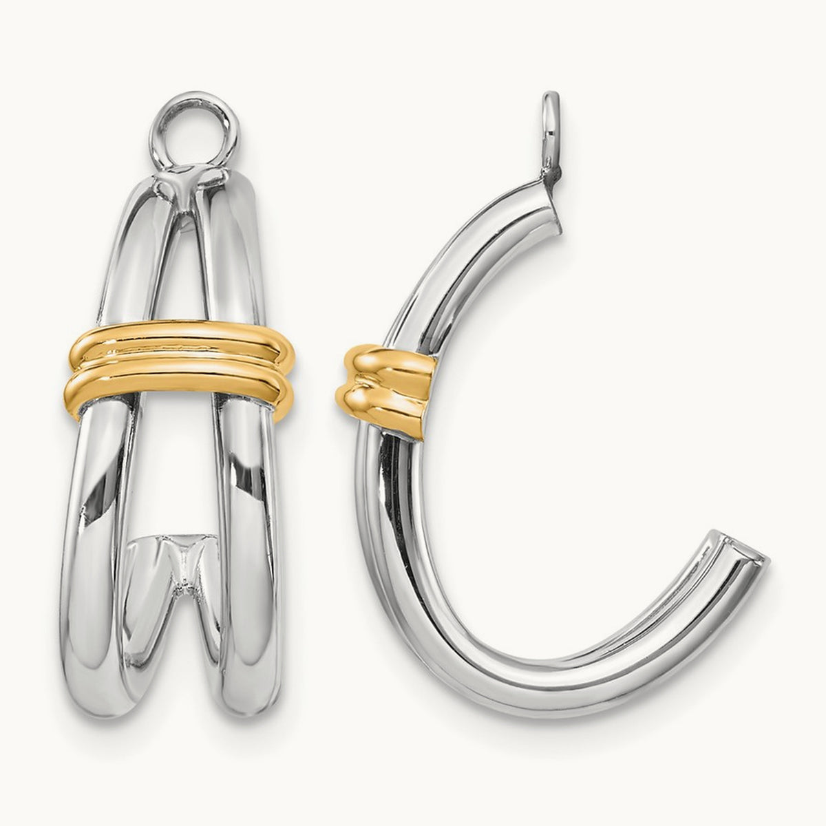 J Hoop Earring Jackets — photo set