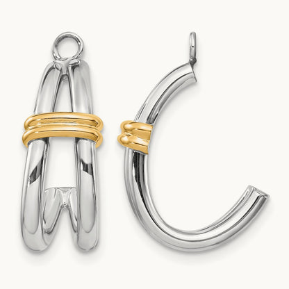J Hoop Earring Jackets — photo set