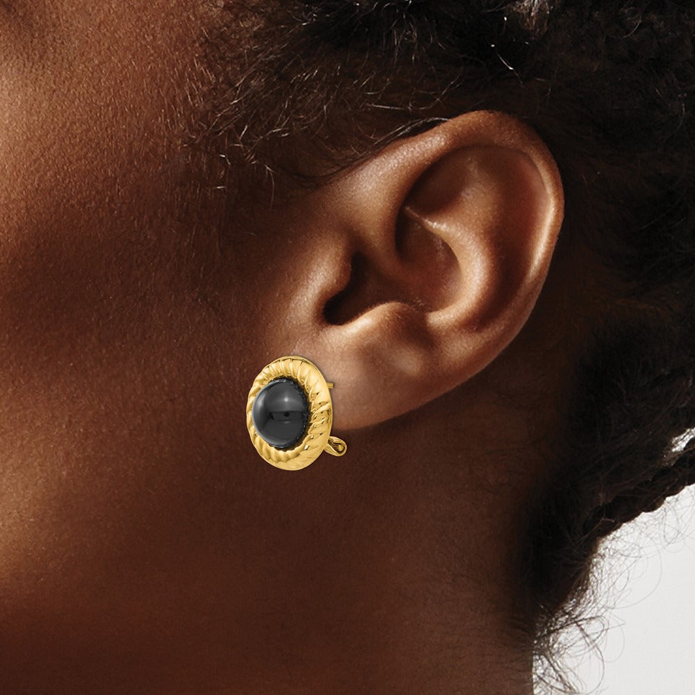 Onyx Fancy Earrings — photo set