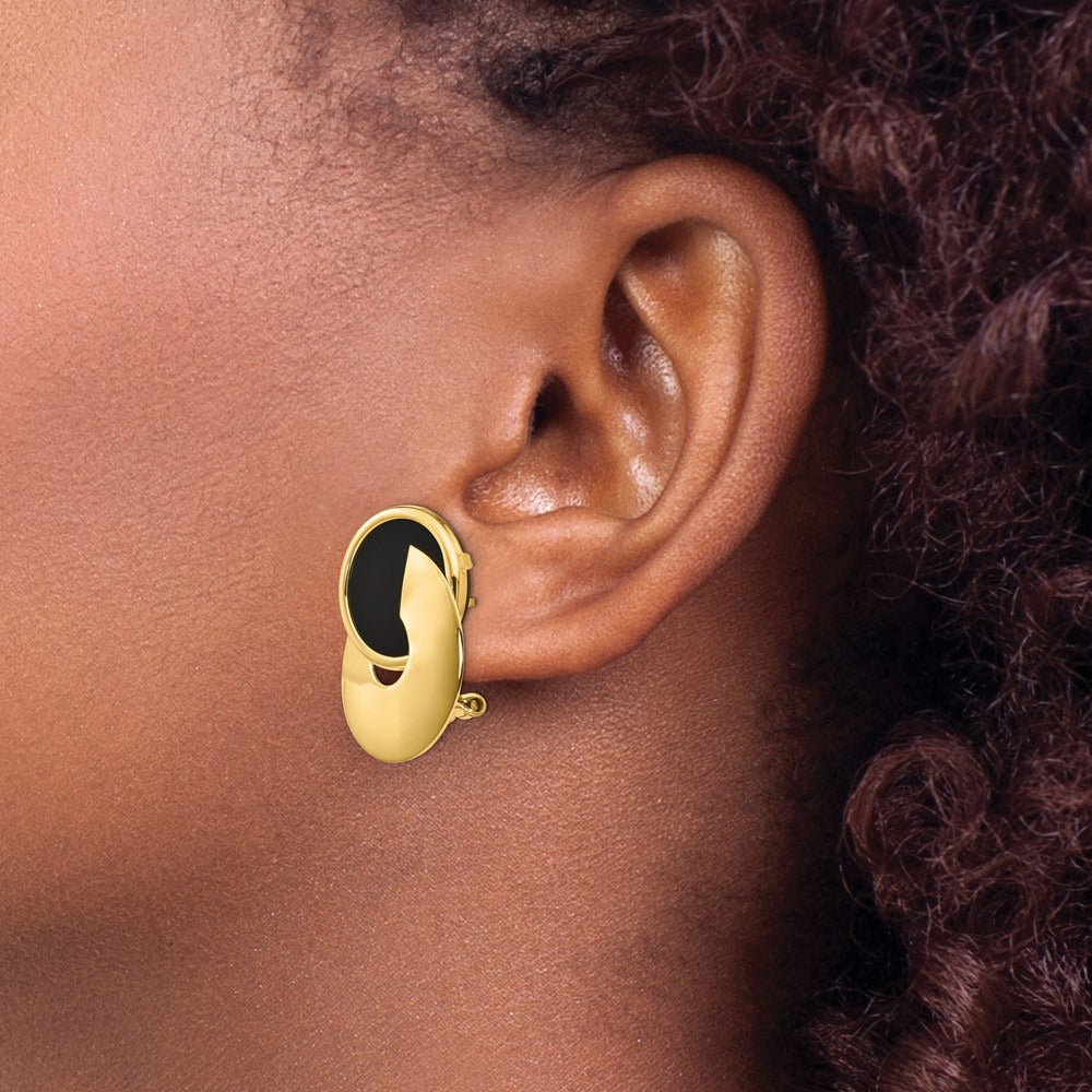 Onyx Fancy Earrings — photo set