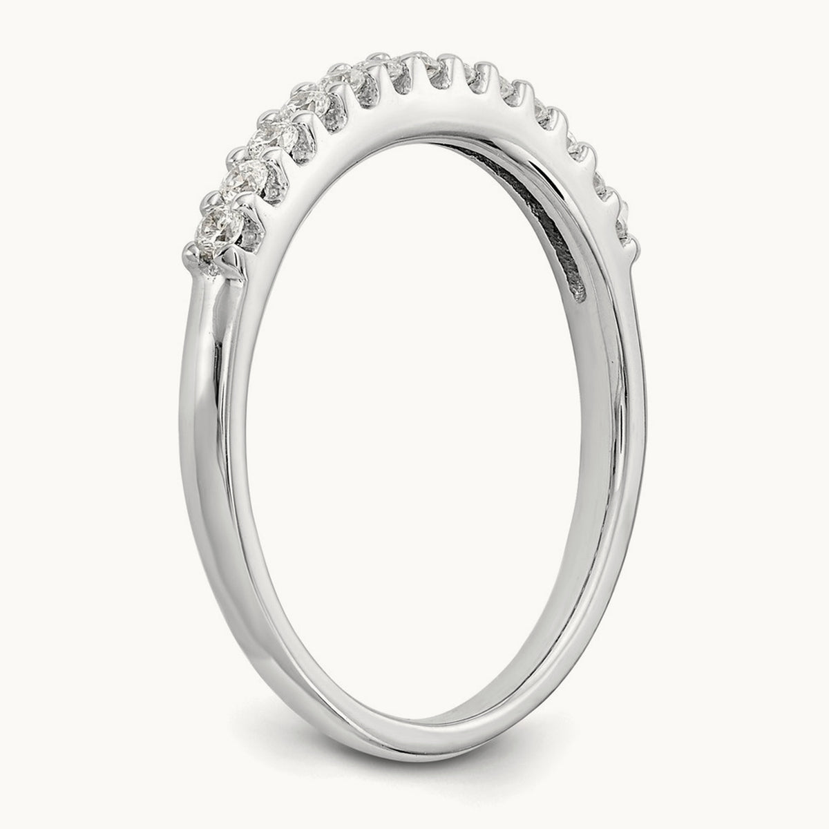 Diamond Band, 14K White Gold