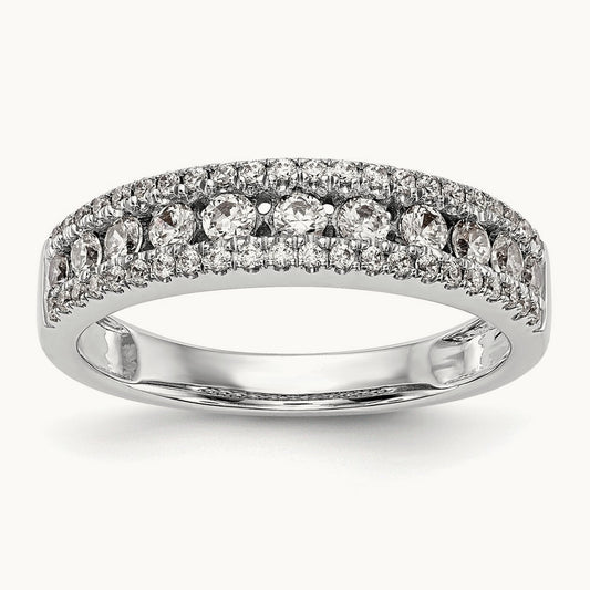 Diamond Band, 14K White Gold