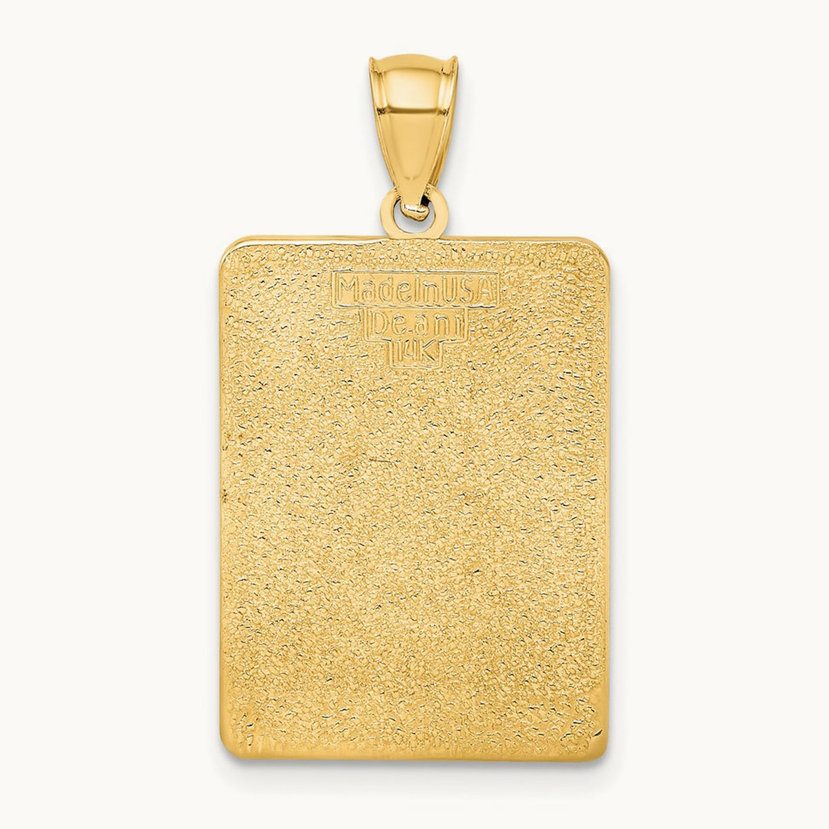 Enamel Mile Marker 0/ KEY WEST Charm, 14K