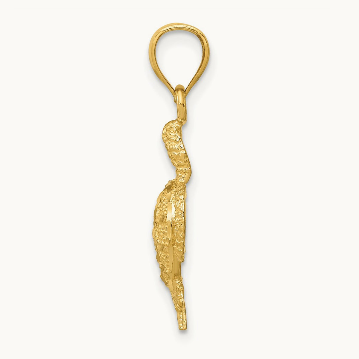 Turtle Pendant, 14K