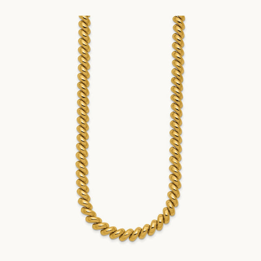 Polished San Marco Necklace, 14K