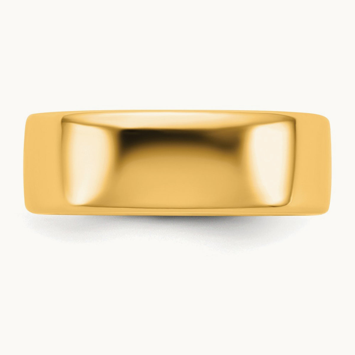European Comfort Fit Band — 14K Yellow Gold, 7mm