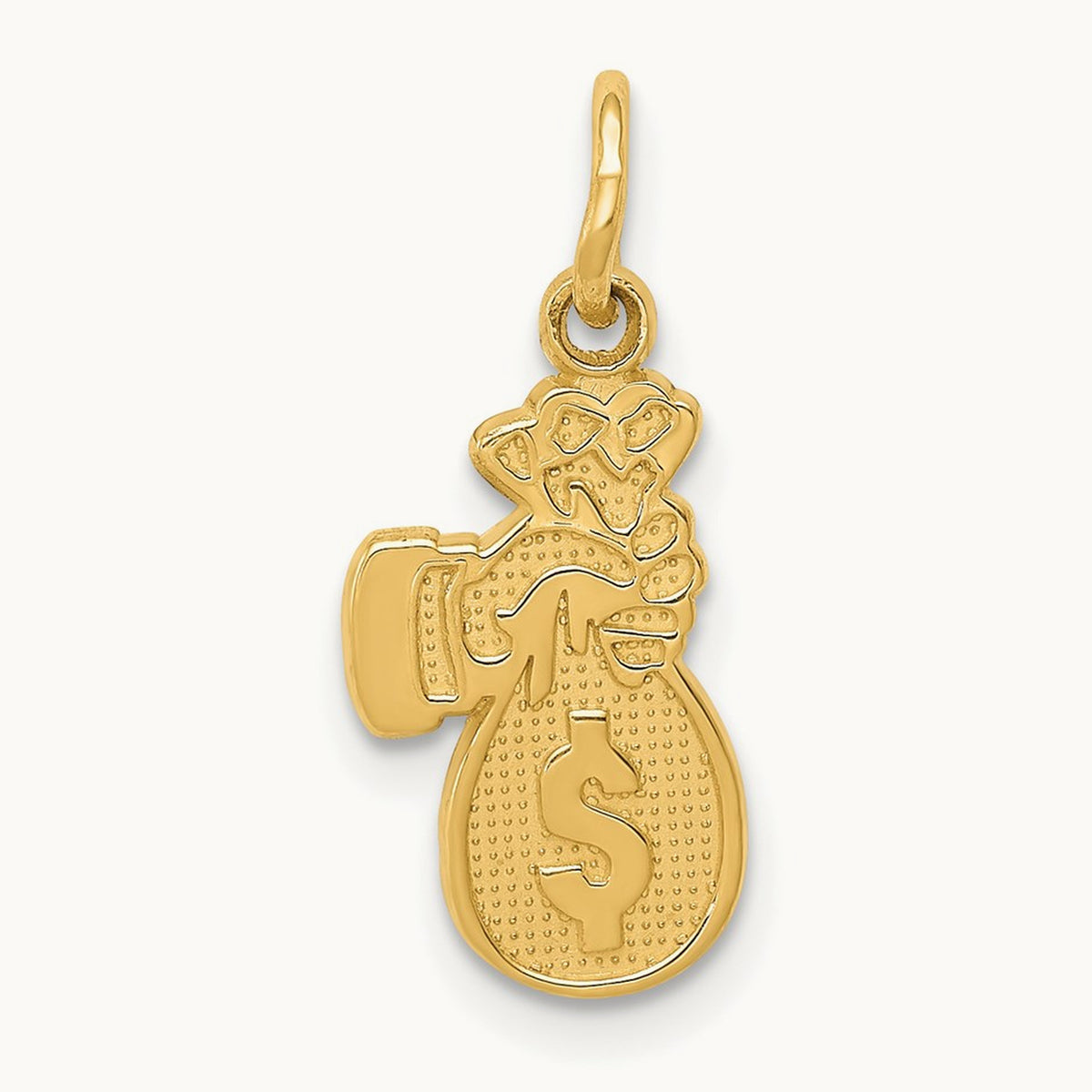 Money Bag Charm, 14K