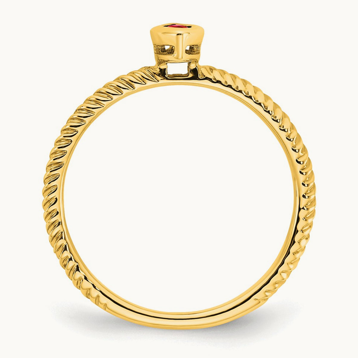 Marquise Bezel Ruby Ring, 14K