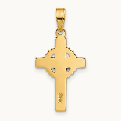 Hollow INRI Crucifix Pendent — 24.9mm