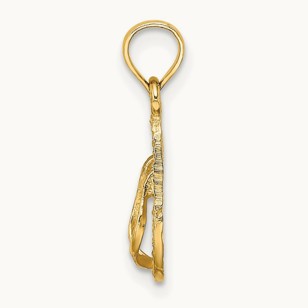 3D CAPTIVA Flip-Flop Charm, 14K