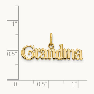 GRANDMA Charm, 14K