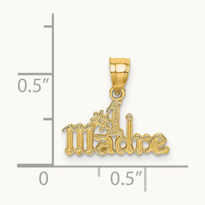#1 MADRE Charm, 14K