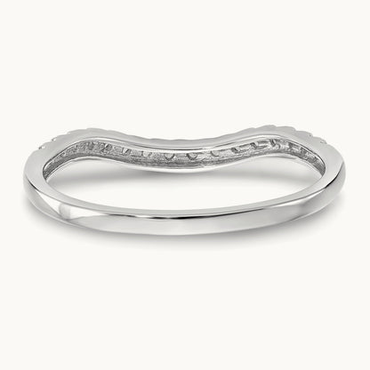 Diamond Band, 14K White Gold