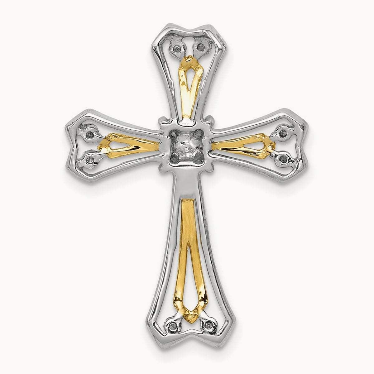 1/3ct. Diamond Cross Chain Slide — photo set