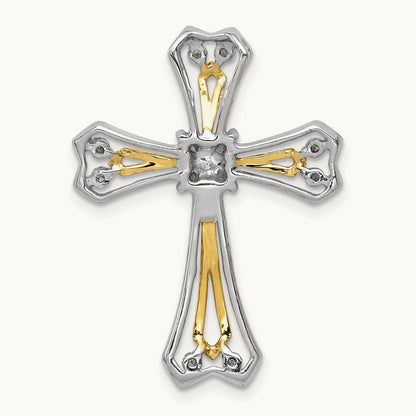 1/3ct. Diamond Cross Chain Slide — photo set