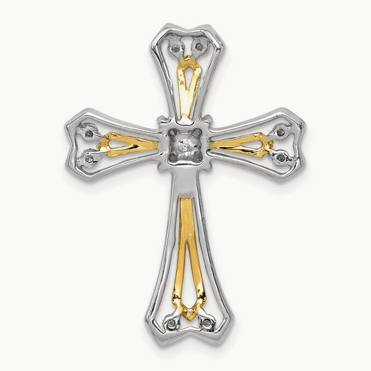 1/3ct. Diamond Cross Chain Slide — photo set
