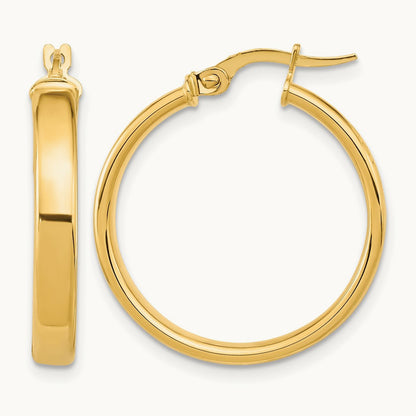 Polished Earrings, 14K — Leslie's