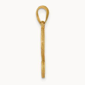 Script Letter G Initial Pendant, 14K