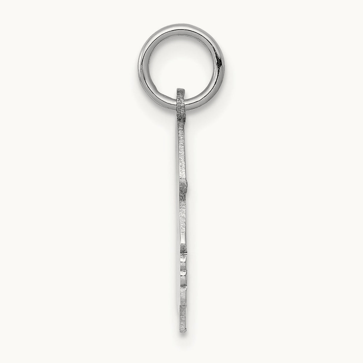 Plain Medium.013 Depth Facing Right Engravable Girl Charm — 22mm