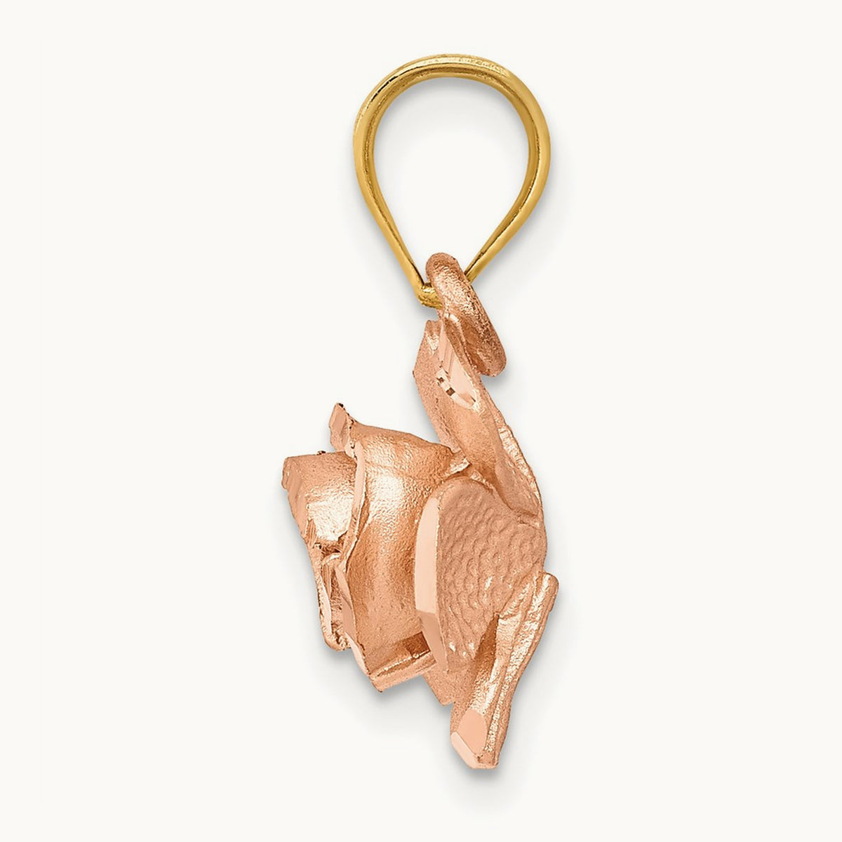 Charm, 14K Two-tone Rose