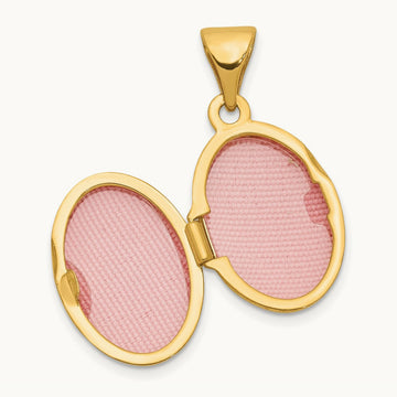 Diamond Oval Locket — 20.5mm