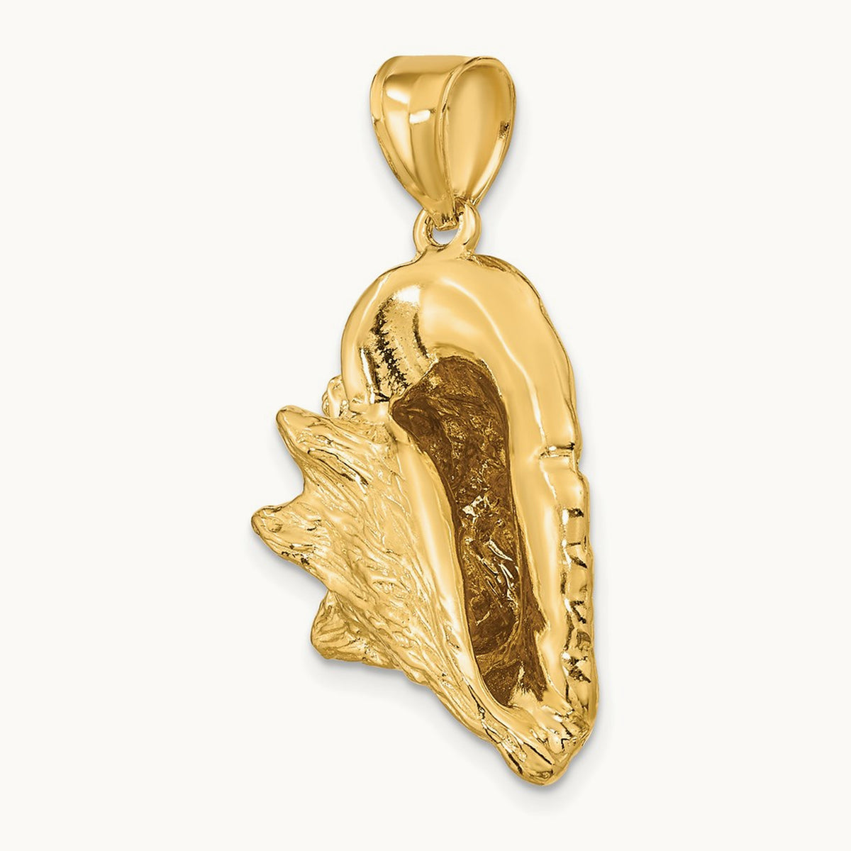 3-D Conch Shell Charm — photo set