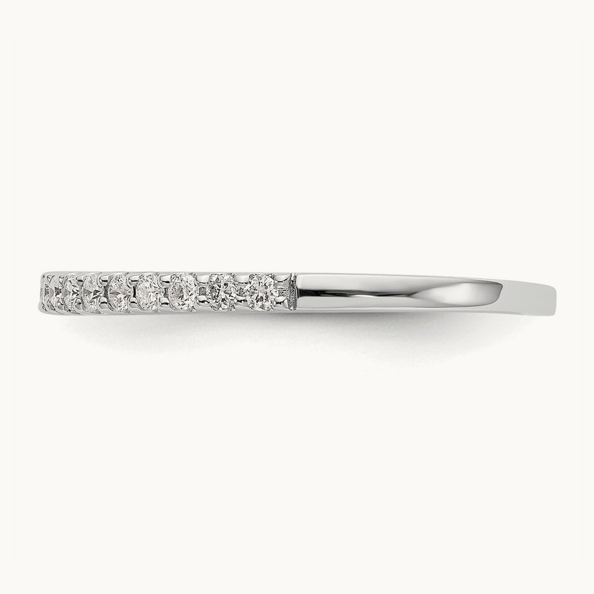 Diamond Band, 14K White Gold