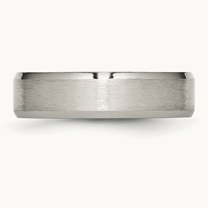 Brushed with Polished and Beveled Edge Band — photo set