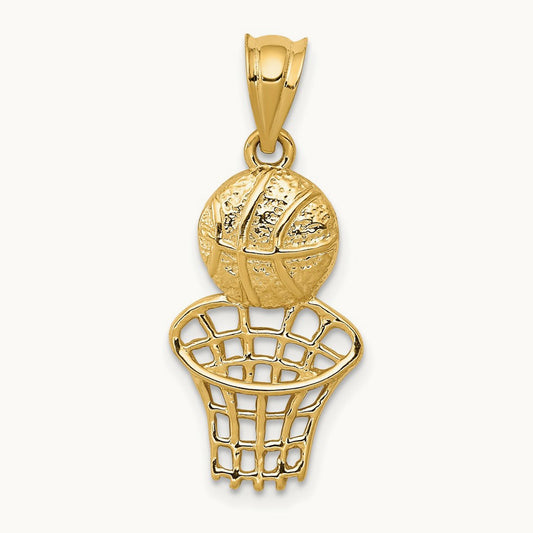 Basketball and Net Charm — photo set